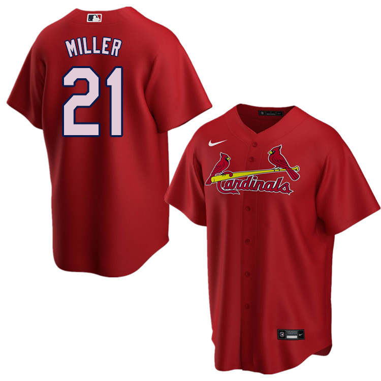 Nike Men #21 Andrew Miller St.Louis Cardinals Baseball Jerseys Sale-Red